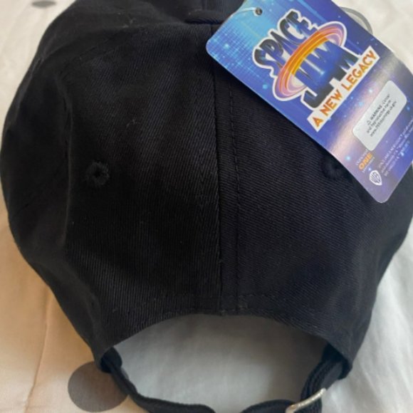 Space Jam 2 Embroided Tune Squad Adjustable Dad Hat Black Bugs Bunny - Picture 3 of 7